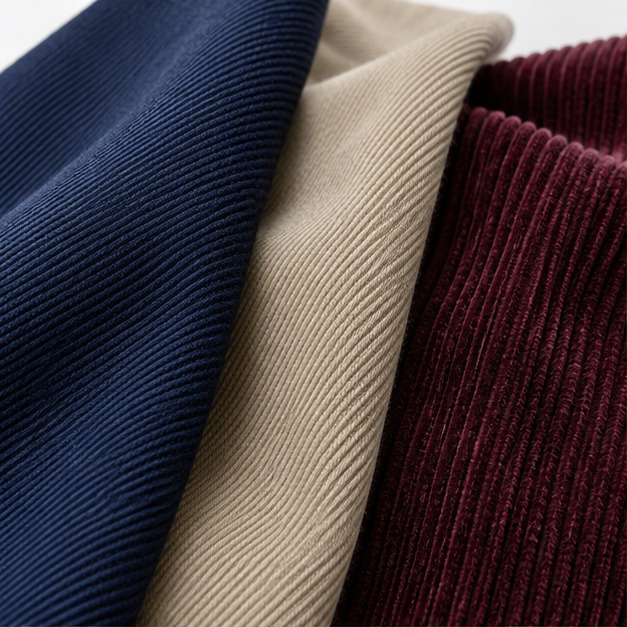 Trouser Fabrics — illustrative fabric swatches and surface details